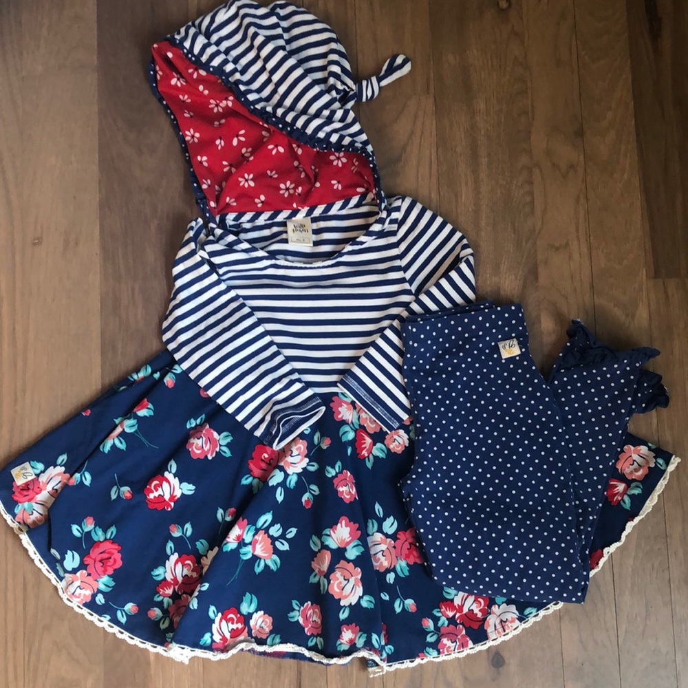 Wildflowers matching set.